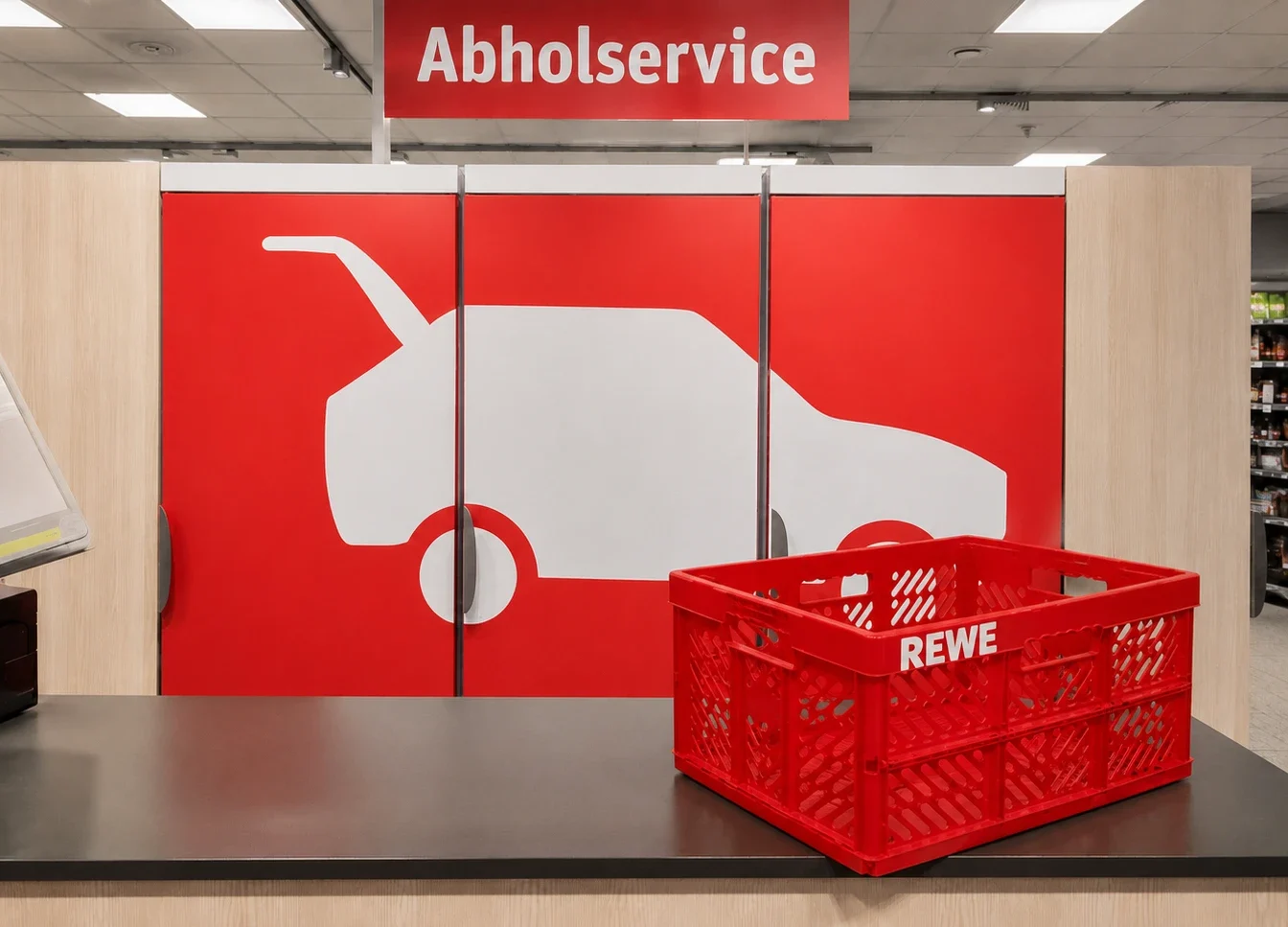 Abholservice im Rewe